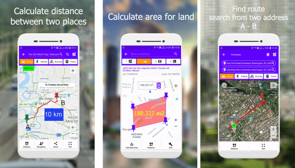 اپلیکیشن Maps Distance Calculator