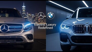 تصویری از رقابت تنگاتنگ BMW و مرسدس بنز در بازار خودروهای لوکس برقی