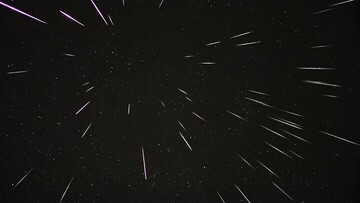 تصویر کانون بارش شهابی جوزایی